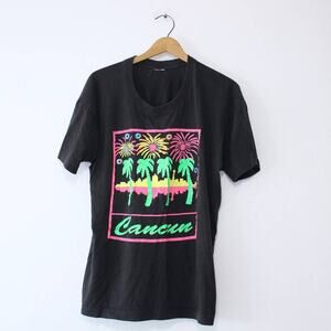 Vintage Cancun Mexico T Shirt Large